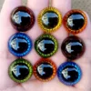 20pcs/lot 3D Laser Safety Eyes For Crochet Amigurumi Toys Glitter Packs Knitting Doll Eyes For Plush Toy Accessories 4