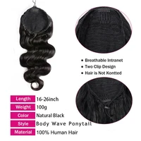 Extensions de cheveux humains à ondulations naturelles, 100% vrais cheveux humains brésiliens Remy, à clipser, pour femmes, couleur naturelle 4