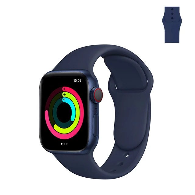 Sport Silicone Strap for Apple Watch Band 45mm 41mm 40mm 38mm Soft Bands Waterproof Wristbands for iWatch Series 7 SE6 5 4 3 2 1 9