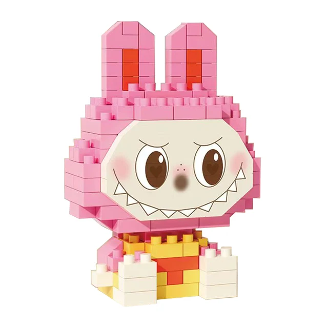 2025 New Popular Colorful Doll Anime Block Toys DIY Small Particle Building Blocks Bricks Model Toy Kids New Year Christmas Gift 6