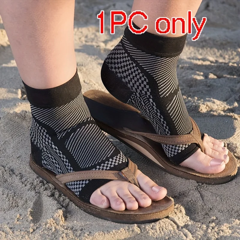 Knitted breathable Ankle Support Brace Ankle Compression Support Brace for Foot and Heel 1Pc