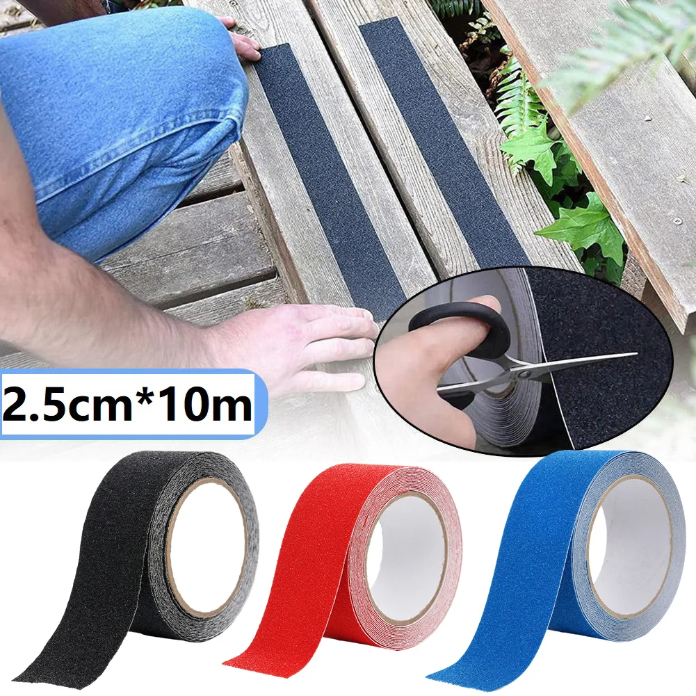 Nastro Antiscivolo Nastro Di Trazione Impermeabile Pvc Adesivi Antiscivolo Per Esterni Sicurezza Del Pavimento 25Mm * 10M Per Interni Ed Esterni