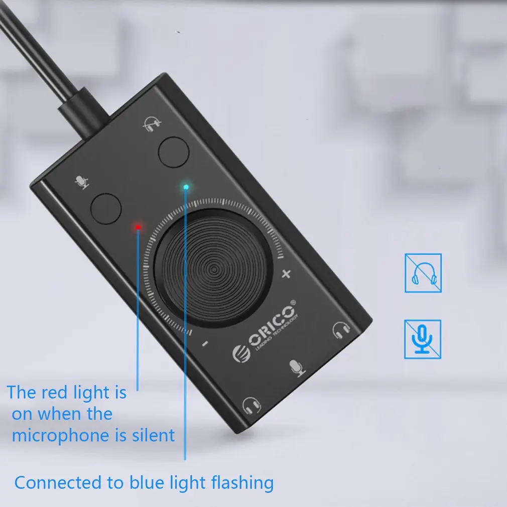 USB 외장 사운드 카드, 3 포트 마이크 출력 볼륨, 드라이버 없음, USB 어댑터, 휴대용 이어폰 컨버터, 빠른 배송, 신제품