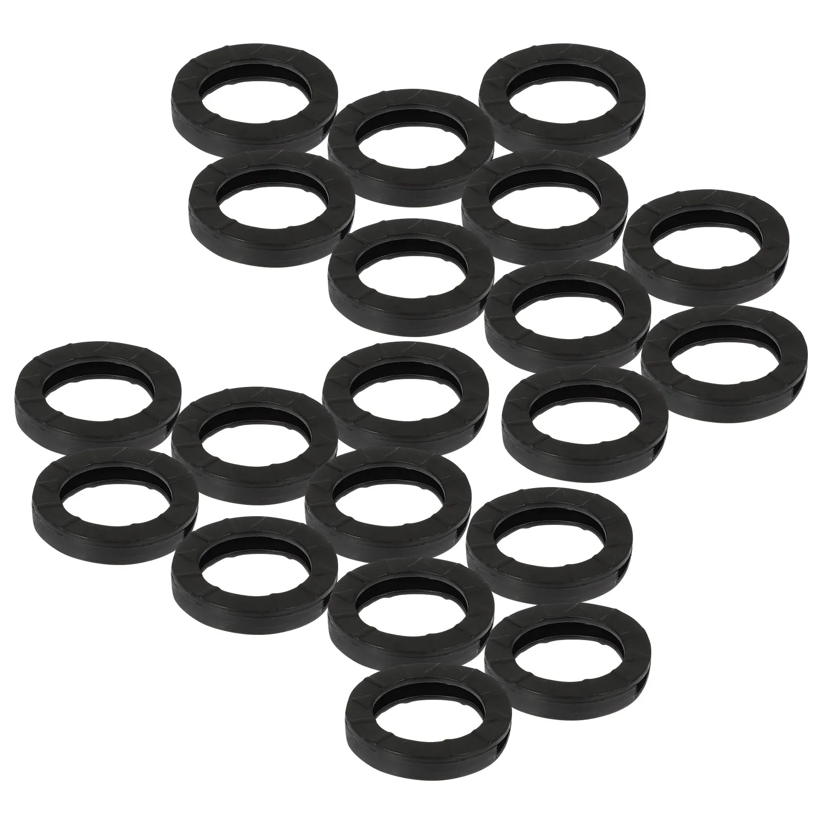 24Pcs 실리콘 키 커버 키 캡 라운드 슬리브 식별자 작업용 키용 미끄럼 방지 슬리브 식별자 키