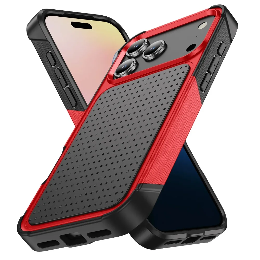 Enhanced Hybrid Armor Phone Case - Military Grade Protection with TPU+PC Anti-Drop Cover, Includes Packet Box