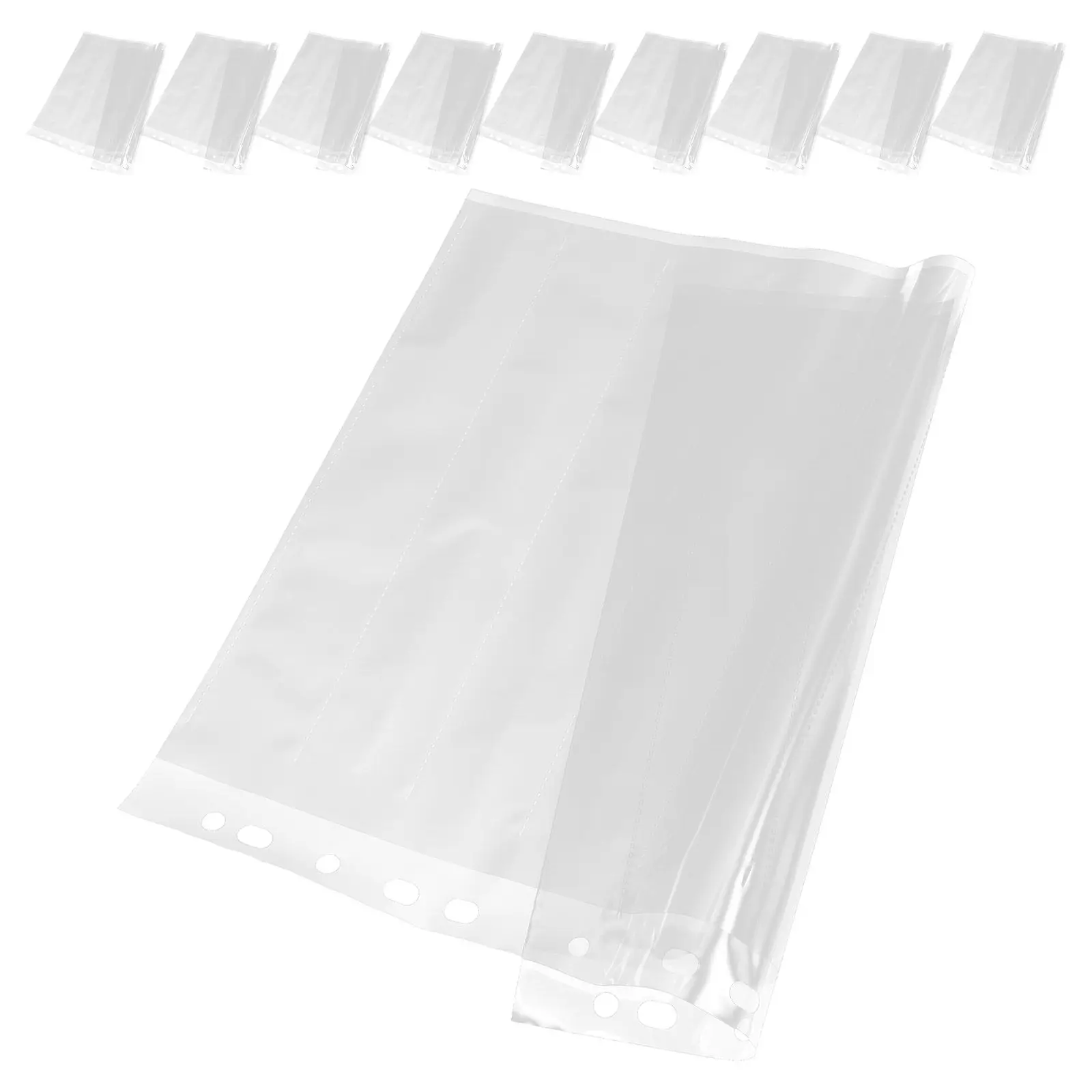 10Pcs 필름 네거티브 슬리브 아카이브 사진 슬리브 방수 방진 주최자 네거티브 슬라이드 바인더 용 보호 필름