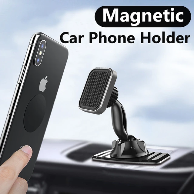 Soporte móvil Iman para coche, soporte magnético para coche para rejillas  de aire, soporte Universal para coche con rotación de 360 ° para todos los  teléfonos inteligentes - AliExpress