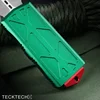 EXOCET KNIVES MICRO MINI TECH Knife Bounty Hunter Series Stonewashed D2 Blade CNC T6 High End EDC Self Defense Pocketknife 4