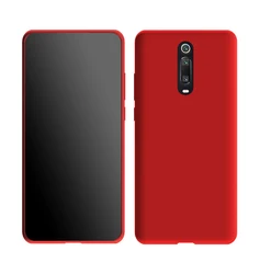Premium Candy Silicone Slim Phone Case - Vibrant Colors for Redmi K20 (Red)