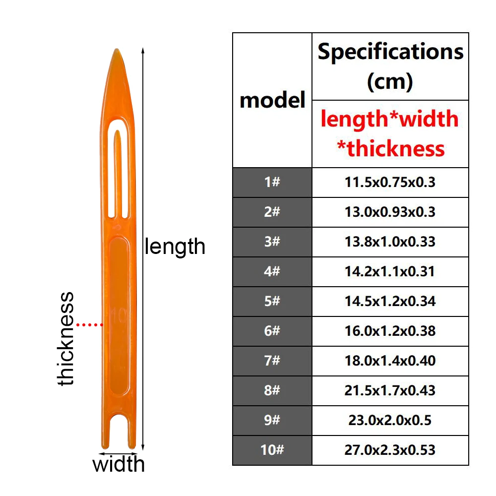 2023 New 10 Pcs Fishing Netting Needle Repair Net Line Plastic Shuttles  Mending Weaving - AliExpress