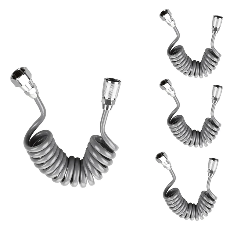 

Flexible Telescopic Shower Hose Shower Hose For Water Plumbing Toilet Bidet Sprayer 177 Inch