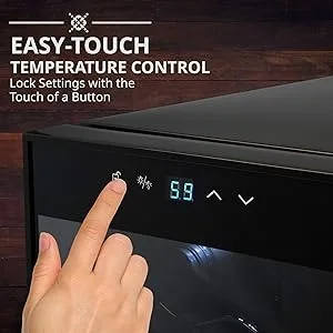 Ivation wine cooler easy touch control