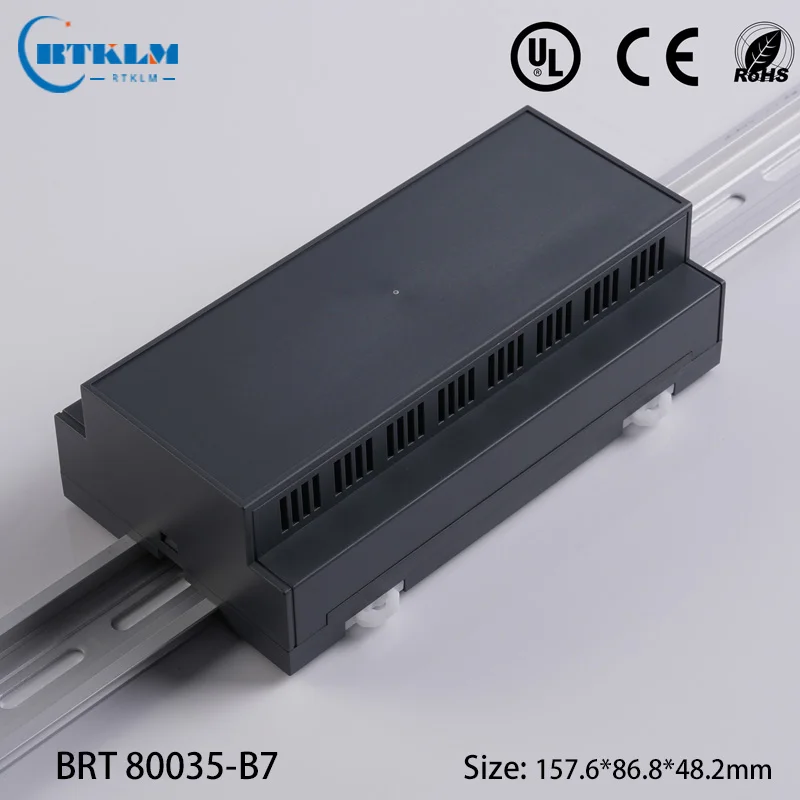 Drahtverbindungsbox DIY Instrumentenkoffer Projektgehäuse für Elektronik Din-Schienenbox 157,6 * 86,8 * 48,2 mm – Detail 33