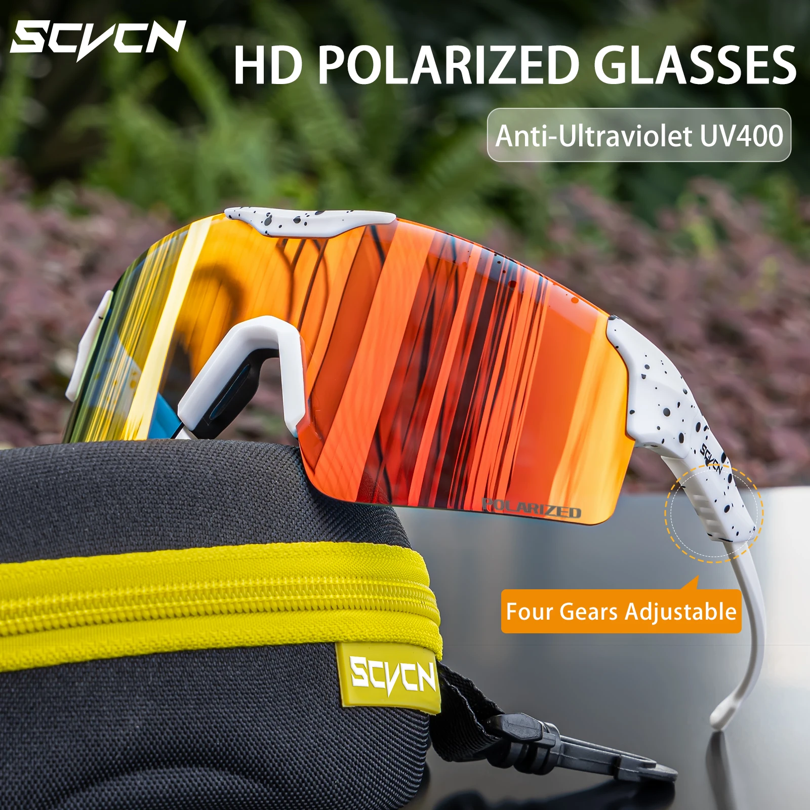 

Велосипедные солнцезащитные очки SCVCN, мужские спортивные поляризационные очки для горного велосипеда, uv400, женские очки для дорожного велосипеда, очки для велоспорта на открытом воздухе