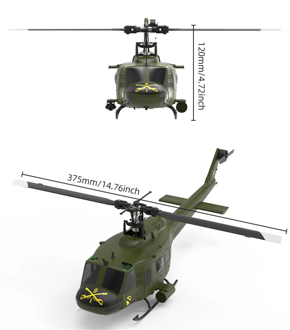 Elicottero RC YUXIANG F09-S 2.4G 6CH Con GPS E Flusso Ottico - RTF, 2 Batterie - 3