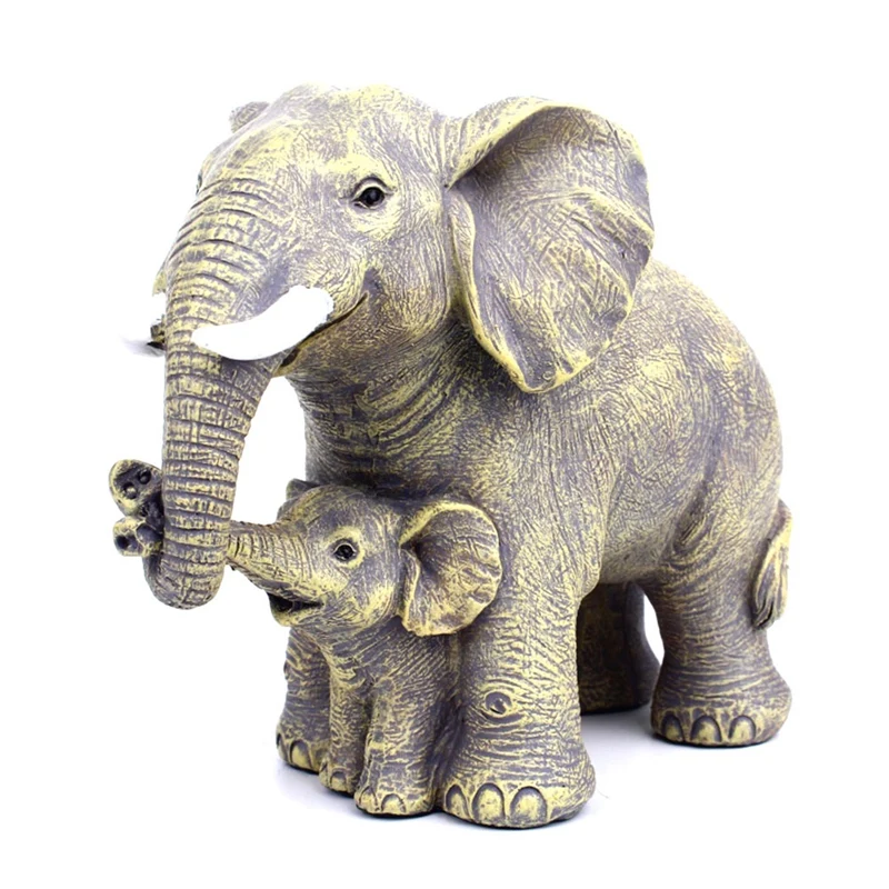 

Elephant Statue - Elephant Decor - Elephant Gifts For Women - Home Decor Office Bookshelf TV Stand Living Room Easy To Use