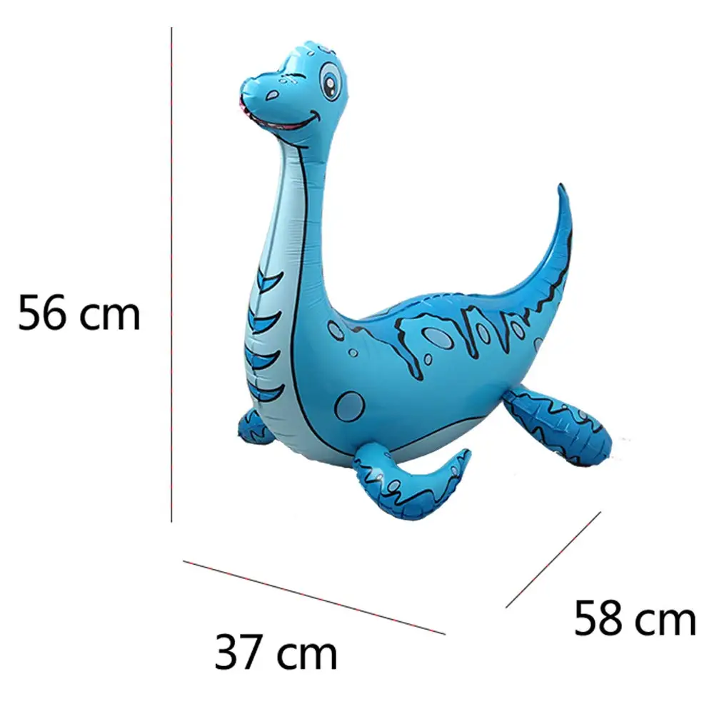 3D Selbststehende Dinosaurier Tyrannosaurus Tierballons für Geburtstagsfeier Babyparty Dekorationsset Aufblasbare Partyzubehör – Detail 16