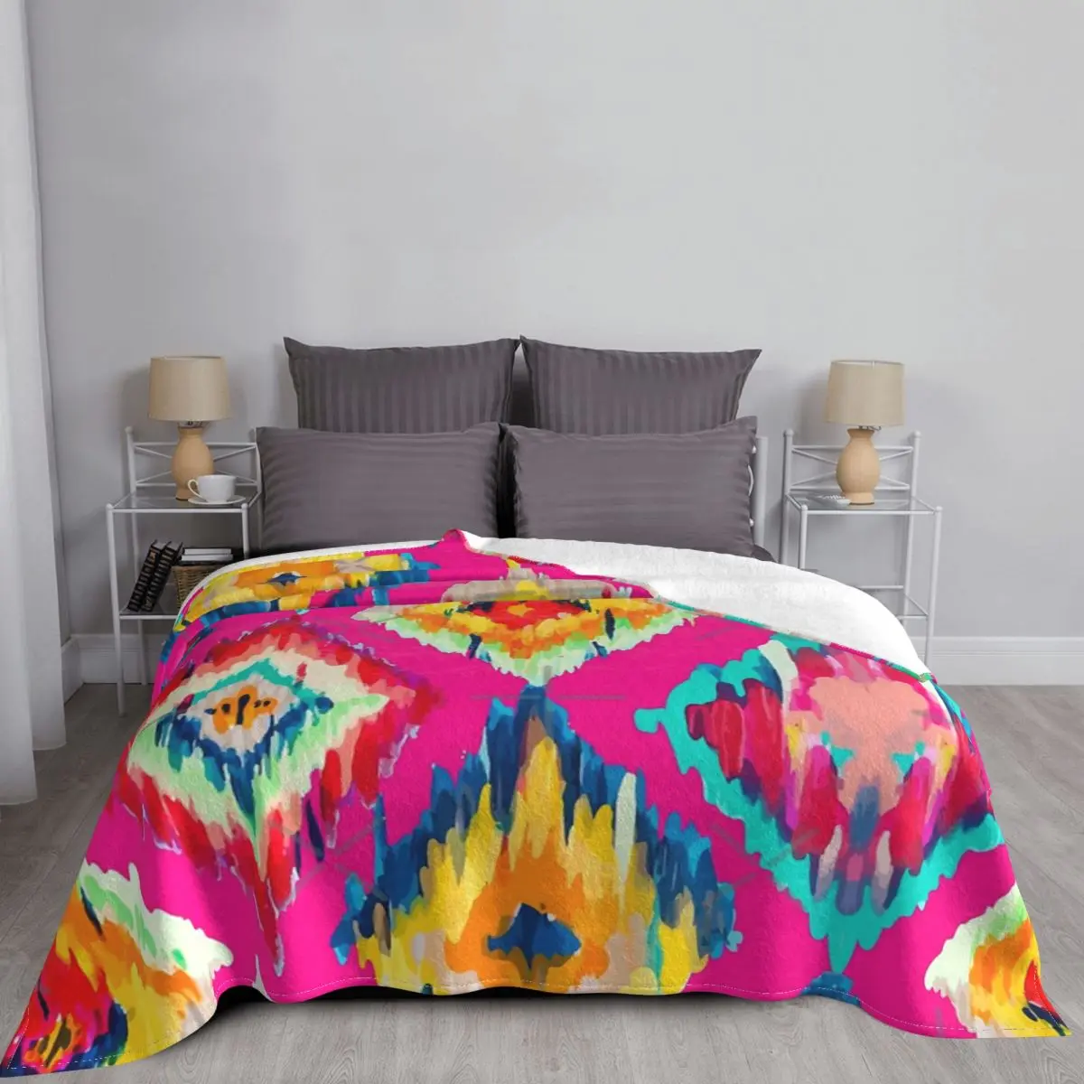 ��ȫ�� Ikat ����Ʈ �ø��� ���, ���� ħ�� ħ�� ��� ��信 ����