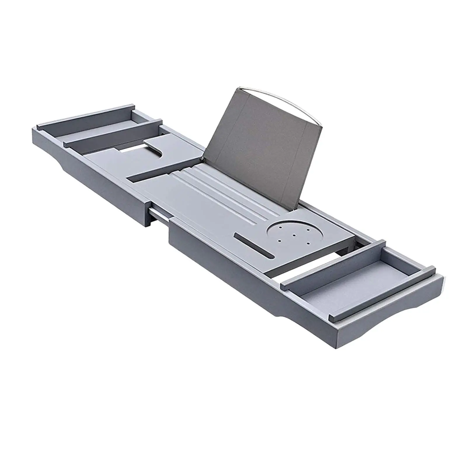 Luxury Bath Organizer Rack Drinks Tray Phone Bath Tub Holder Non Slip Phone Holder Rack for Small Tubs Salon Bathtub