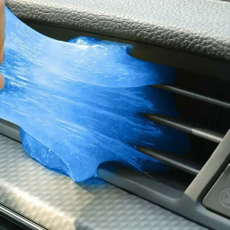 Car Cleaning Gel Gel Air Vent Dashboard Laptop Keyboard Magic Car Wash Interior Dust Dirt Mud Gap Reusable Cleaning Slime Wash Tool