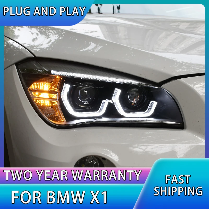 Car Styling Head Lamp for BMW X1 Headlights 2010 2015 LED Headlight