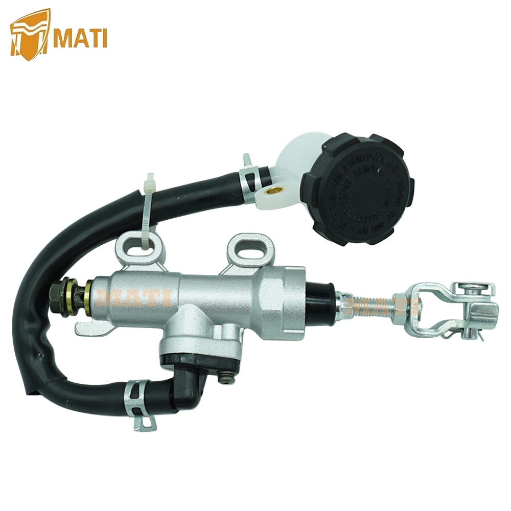 Mati Rear Foot Brake Master Cylinder Brake Pump for Honda TRX700XX TRX 700XX  A 3A 2008-2009 Replacement 43510-HP6-A01 motorcycle right front brake clutch master cylinder for honda atc250r atc 250r 200x atc200x hydraulic pump lever 45500 965 013