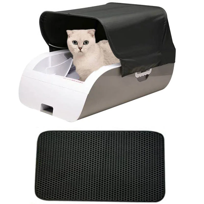 

Intelligent APP Cat Litter Box Automatic Cat Toilet Deodorization Electric Shoveling Cleaning Plug / Battery 10 Days Standby