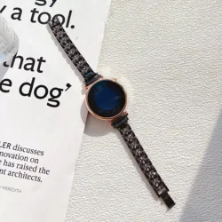 Sleek Metal Smartwatch Replacement Strap - Available in Multiple Sizes - Watch band 18mm (Black)