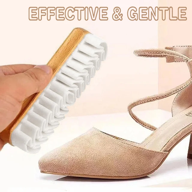 Többfunkciós Puha Sörtékos Tisztító Súroló Kefe Dzsekik/Cipők/Csizma/Táskák Háztartás Napi Cipő Tisztítószer - Image 4