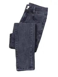 Fashion Stretch High Waist Slim Jeans For Women Chic Breasted Denim Pencil Pants Trousers Women Casual Streetwear Jeans Femme
