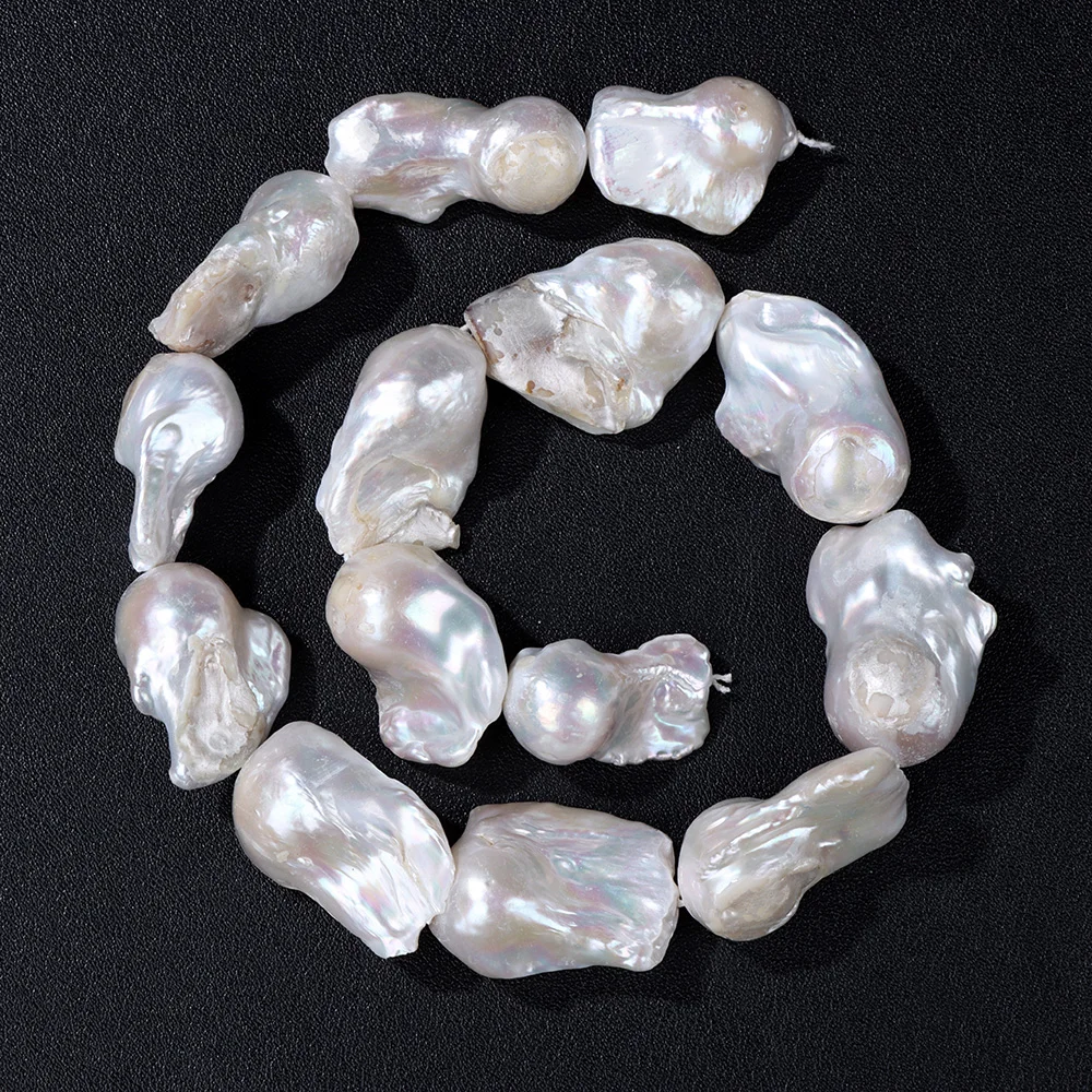 High Quality Irregular Pearl Beads White Charms Natural Baroque Pearl Loose Beads for Jewelry Making DIY Necklace Bracelet Craft