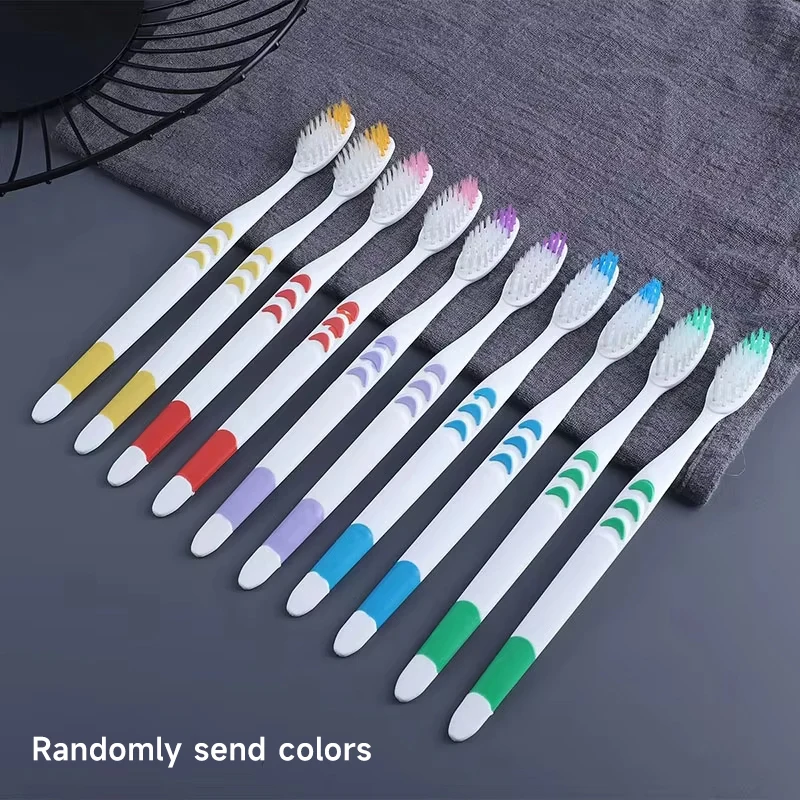 Soft Toothbrush Toothbrush Set Adult White Moon 10 pieces Travel Family Life Five Colors Deep Teeth Cleaning Oral Health