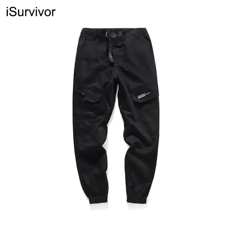 

Мужские джинсы-карго, повседневные, с большими карманами, в стиле хип-хоп, большие размеры 28-46