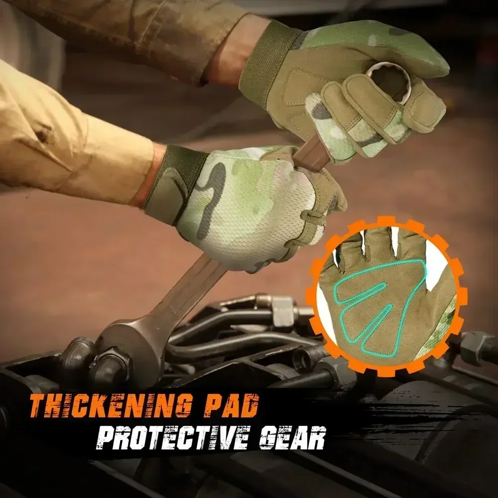 Enhanced Tactical Anti-Skid Outdoor Gloves for Sports & Combat Activities