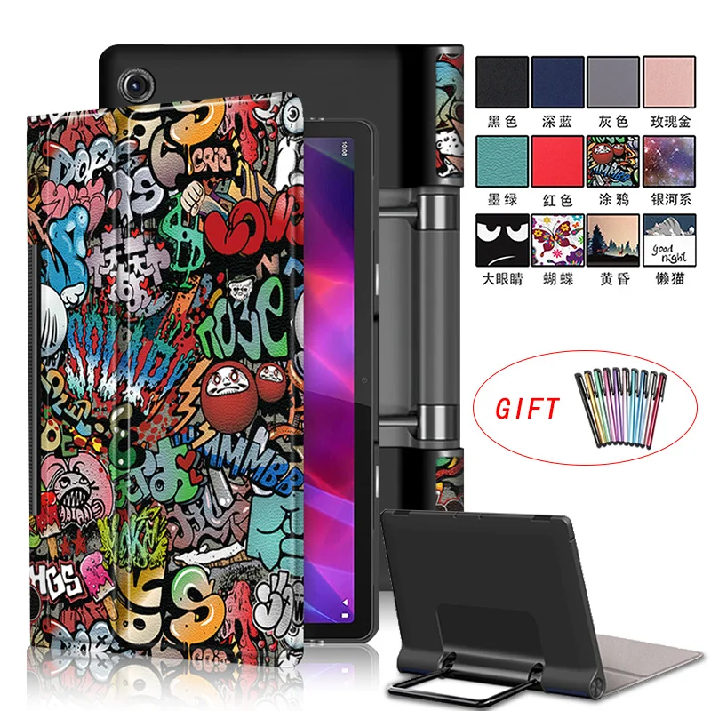 Custodia Protettiva Per Lenovo Yoga Tab Yt-J706F 11 "Tablet Sottile Pieghevole Tablet Cover Per Lenovo Yoga Tab 11" 2021 Custodia Penna Regali