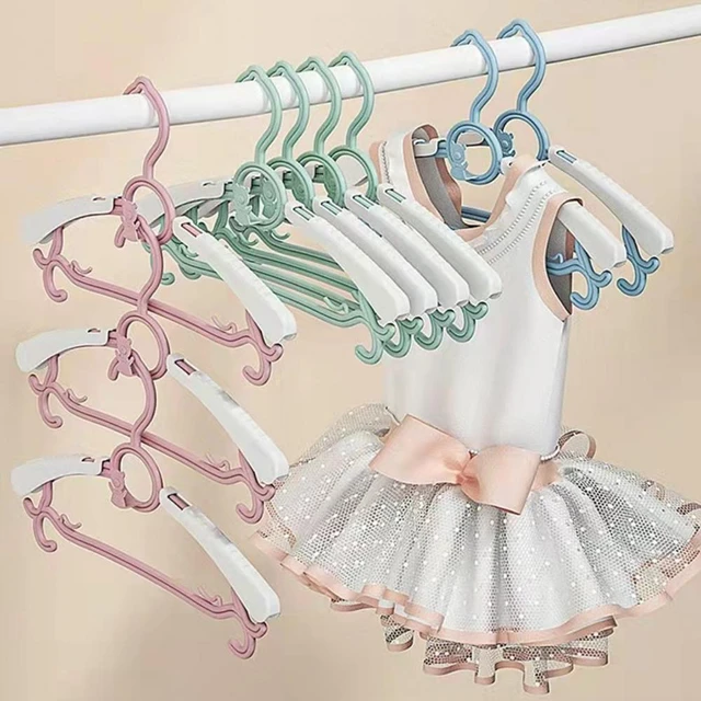 10 Pcs/Set Plastic Baby Clothes Hanger Mini Size Baby Coats Hangers Space  Saving Closet Hanger Nursery Room Decorations - AliExpress