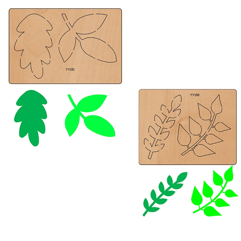 

Yy-100 Cutting Dies Wood And Leaf Die Cut Dies, Various Sizes, Novelty Cutting Dies Scrapbooking Dies Scrapbookin Stencil