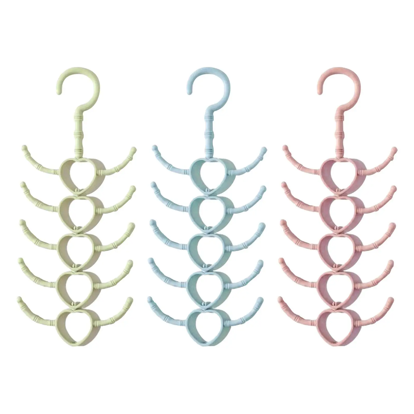 

Multifunctional Belt Tie Hook Organiser 10 Claws for Clothes Ties Bags