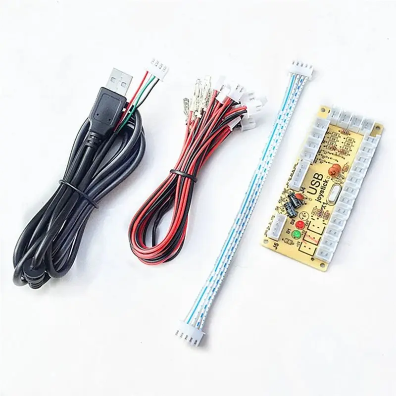 IDUD DIY 아케이드 제어 모듈 제로 딜레이 엔코더 USB-조이스틱 아케이드 로커 회로 기판 PC