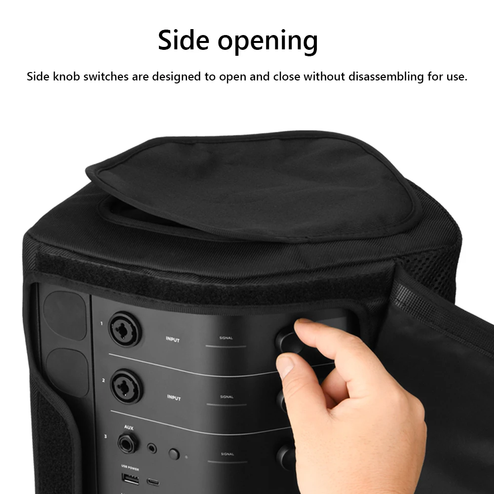 For Bose S1 Pro+ Portable BT Speaker Cover Dustproof Protective Dust Case Cover with Handle Flap Speaker Sleeve W/ Elastic Band