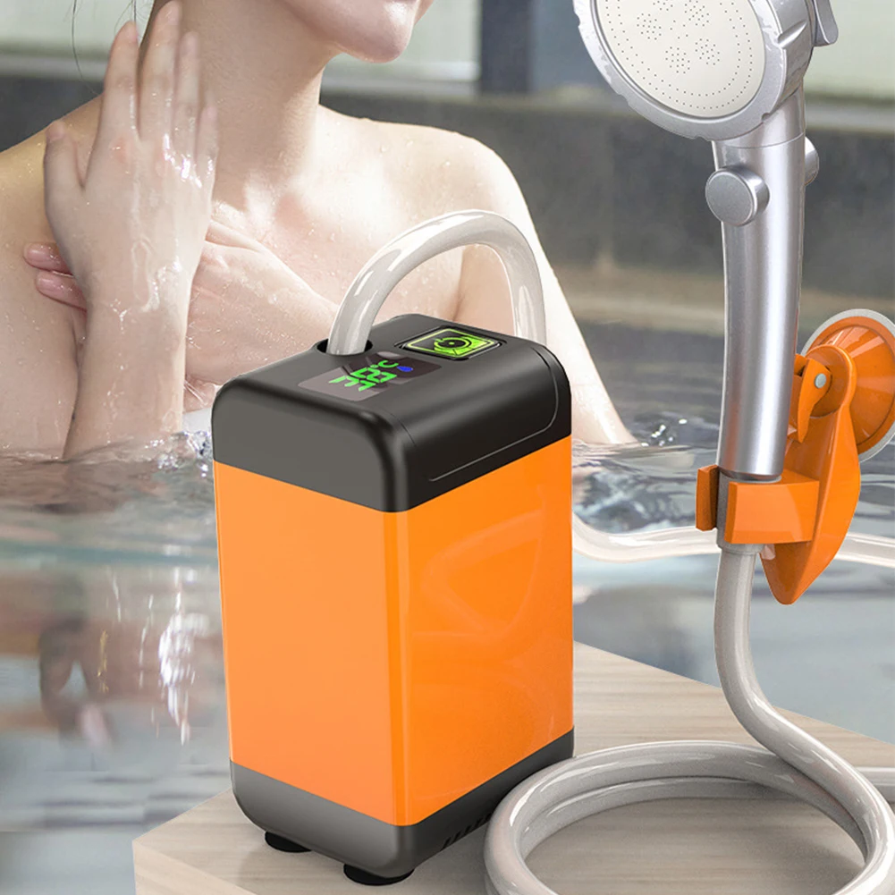 مضخة كهربائية محمولة للاستحمام والتخييم ، مقاومة ل...