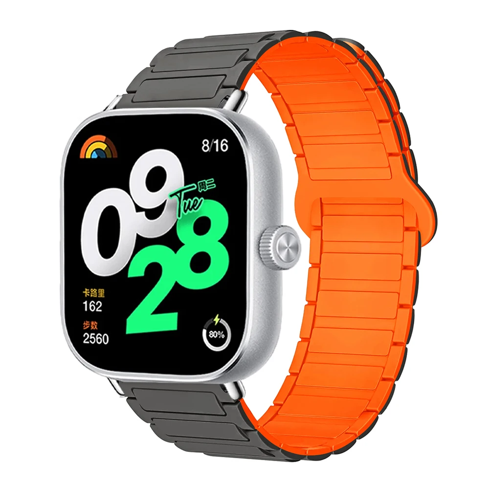 Magnetic Silicone Bracelet Strap - Replaceable Watchband Accessory