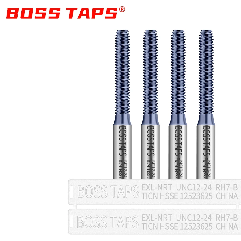 HSSE-M42 JIS Standard Roll Forming Tap UNF 0-80 1-72 2-64 5-44 8-36 10-32 12-32 1/4 5/16 3/8 Machine