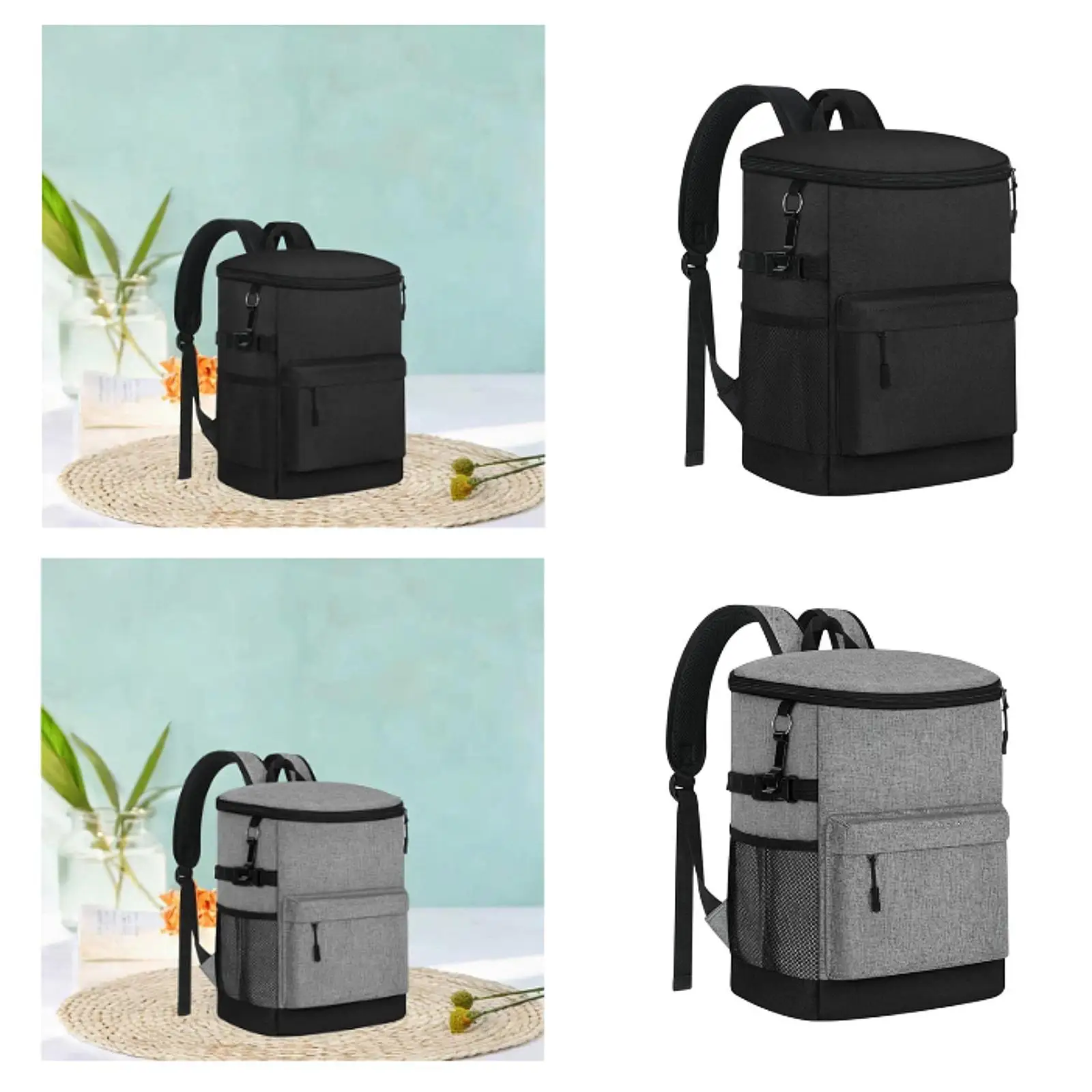 Cooler Rucksack Large Capacity Lightweight Lunch Cooler Rucksack Leakproof Backpack for Men Women Trips Camping Traveling
