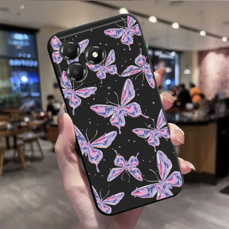 Cute Cartoon Pattern TPU Soft Silicone Back Phone Case