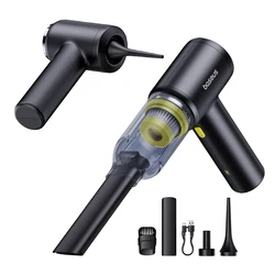 Portable Cordless Vacuum Cleaner with Powerful Suction (Black)