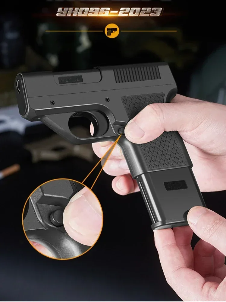 2025 New Gun style Gas Lighter Multi functional 3-in-1 Personalized Cigarette Box Lighter Men's Gift Smoking Accessories