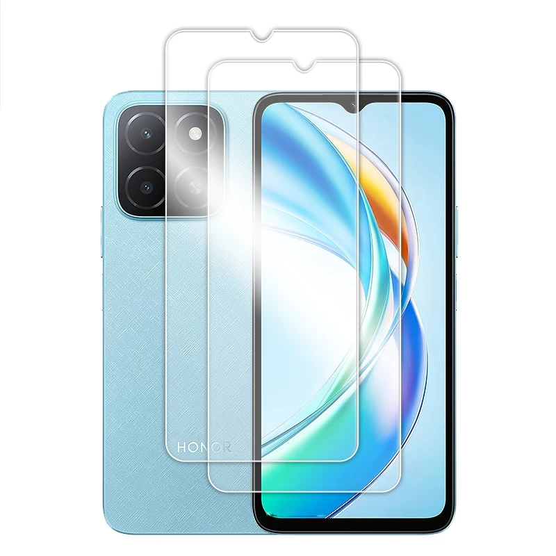 ل Honor X5b Plus Glass 6.56 بوصة غراء كامل واقي شا...