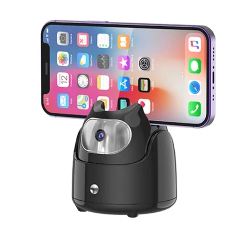 Automatic Face Tracking Gimbal Mobile Phone Holder APP-Free AI Face Recognition