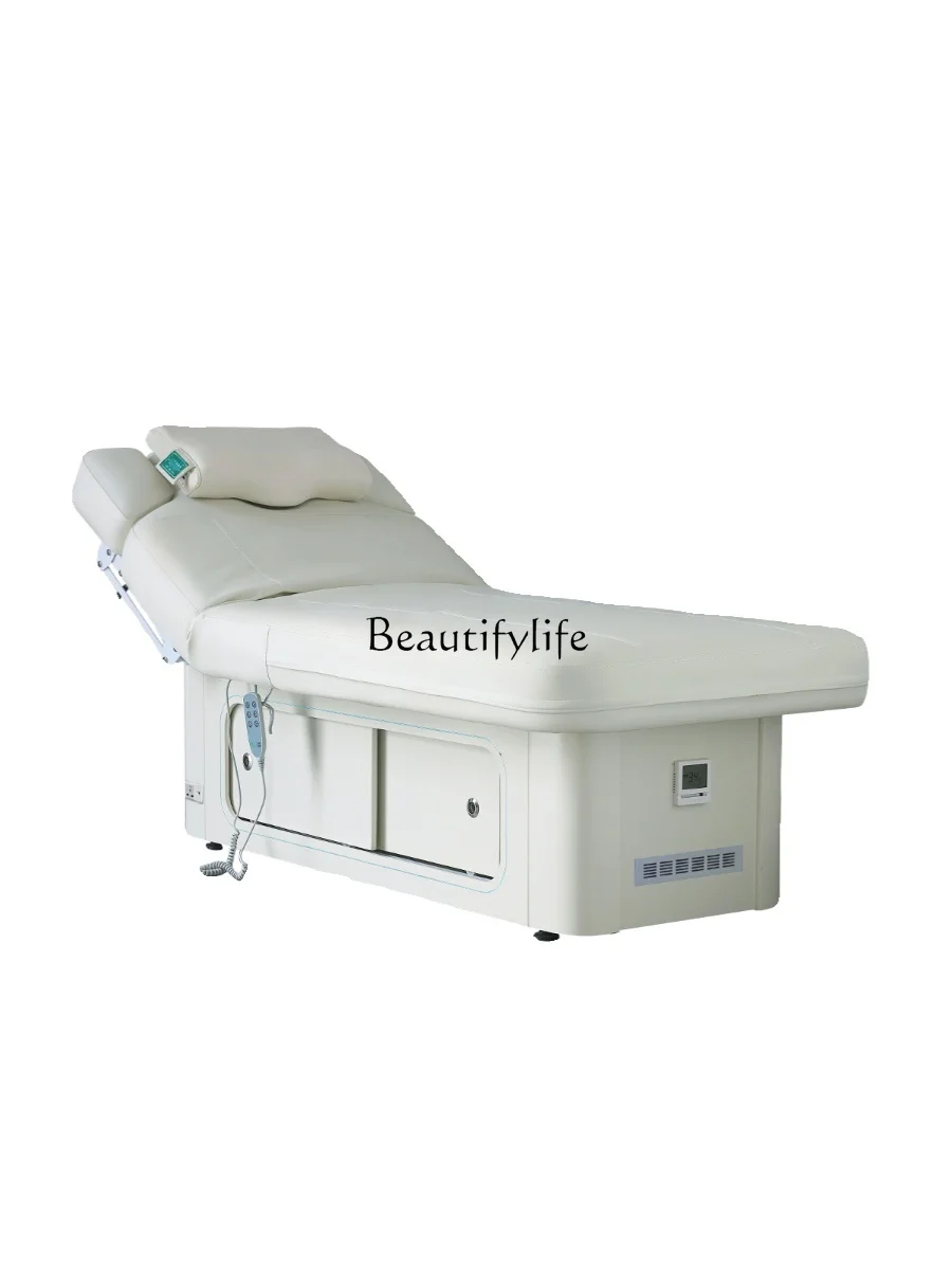 High-End Beauty Salon Dedicated Intelligent Massage Couch Heating Physiotherapy Music Facial Bed